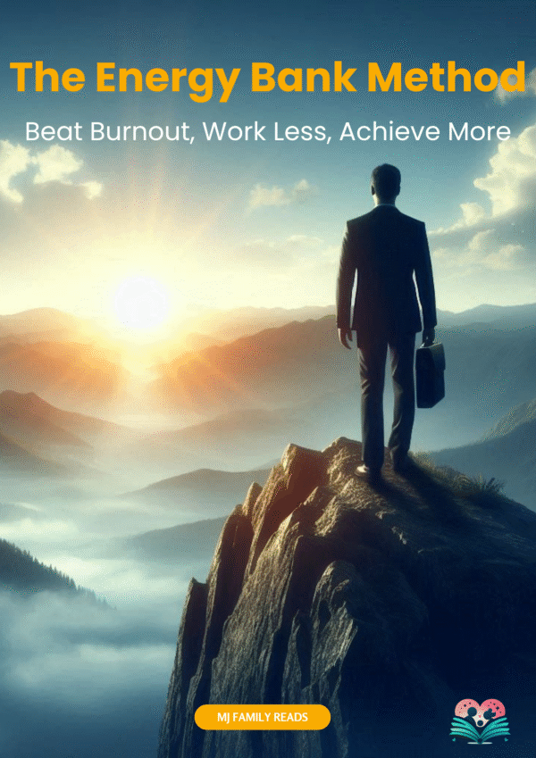 The Energy Bank Method Beat Burnout, Work Less, Achieve More - A man standing in a mountain cliff