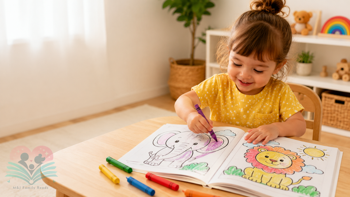 Large Print Coloring Books for Toddlers: A Fun, Easy Way to Start Coloring