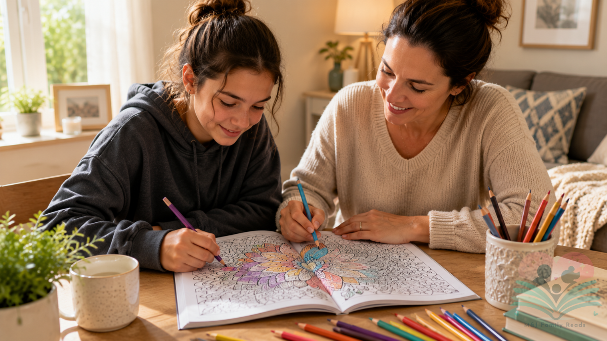 Coloring Book for Teens and Adults: A Creative Way to Relax, Unplug, and Recharge