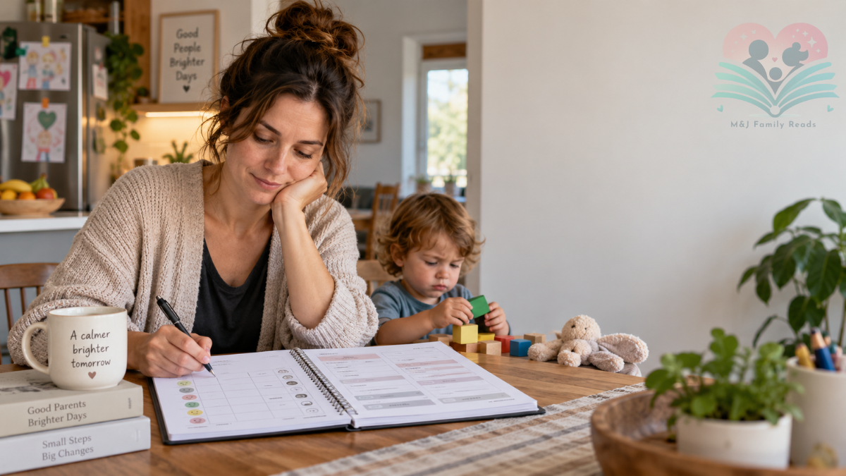 tantrum workbook for parents to track toddler tantrum triggers and patterns